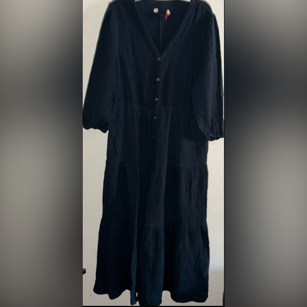 Marine Layer Black Maxi Dress